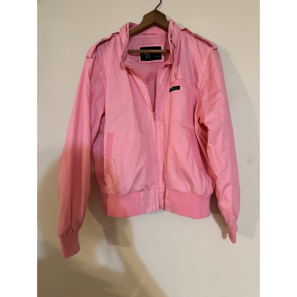 Members Only Men's Vintage Bomber Jacket Coat Windbreaker Classic Preppy Small